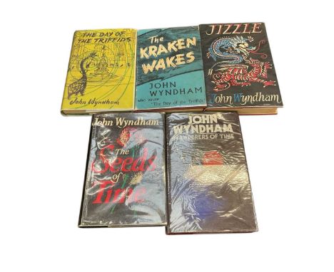 John Wyndham - Day of the Triffids, 1951, first edition, with facsimile dust jacket, and five others, all first editions, the