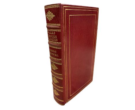 Thomas Cromwell, walks through Islington, 1835 first edition, fine modern re-bindingSlight cosmetic scratches to binding, bin