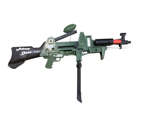 Johnny Seven O.M.A (One Man Army) plastic assault rifle (no box) (weapon parts missing) (1)