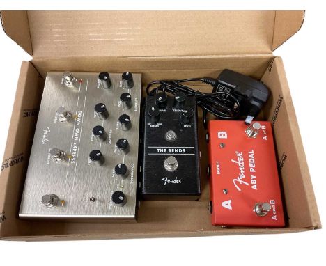 Fender Downtown Express pedal - Fender The Bends pedal - Fender ABY Pedal