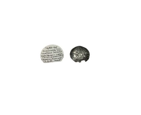 G.B. - Richard III 1488-85 London silver Groat Rev. m/m boar right (N.B. Good portrait of King, bust edge loss to flan 5-6 o'