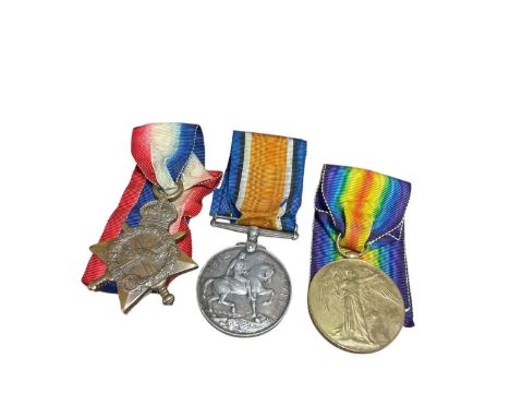 First World War 1914 - 15 Star trio comprising 1914 - 15 Star, War and Victory medals named to 46561. CPL. H. Whittaker. R.A.