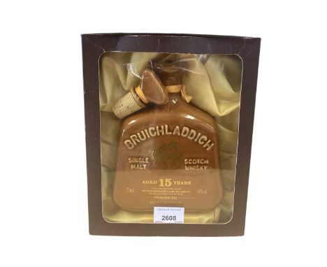 Bruichladdich 15 years single malt scotch whisky in original presentation caseTotal weight of the bottle is 1504 grams