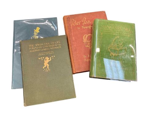 Arthur Rackham illustrated - Including Peter Pan in Kensington Gardens; Tales from Shakespeare; The Springtide of Life, toget