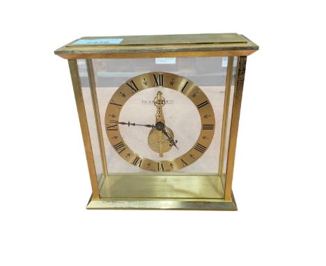 Jaeger Le Coultre Model 508 mantel clock, 17cm highThe clock currently winds and ticks but we cannot guarantee the accuracy o