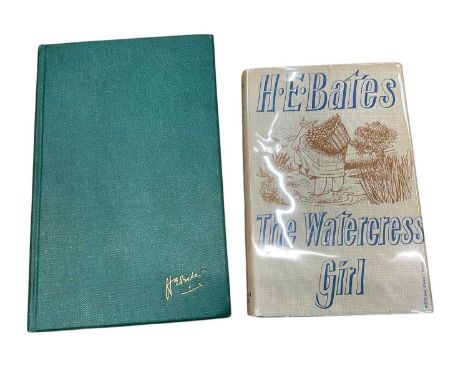 H. E. Bates - The Country of White Clover, 1952, signed, limited to 100 copies and The Watercress Girl, first edition. (2)