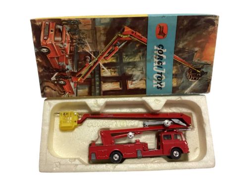 Corgi Major diecast Simon Snorkel Fire Engine, No.1127 &amp; Dinky Supertoys 20-ton Lorry-Mounted "Coles" Crane, No.972 (x2),