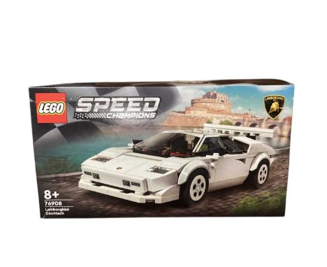 Lego City Speed Champions Lamborghini Countach 76908, Lego House 4000010 &amp; Lego City Camper Van 60283, all boxed (3)