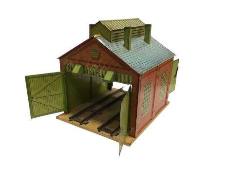 Hornby O Gauge No.1 Engine Shed &amp; No.2 Tunnel (2)