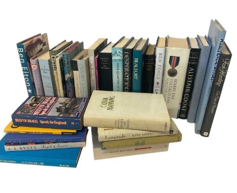 Collection of signed books, the majority hardback and first editions, authors including Martin Amis, Melvyn Bragg, Ben Elton,