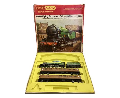 Hornby OO Gauge Flying Scotsman Set (Accessories Missing), boxed RS608, Midland Belle Tank Engine &amp; Rolling Stock (Parts 