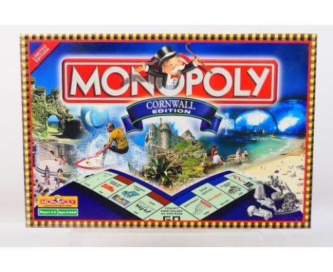 Hasbro - Monopoly - An unopened Cornwall Edition Monopoly set 2001 issue. This set is still factory shrink wrapped so appears