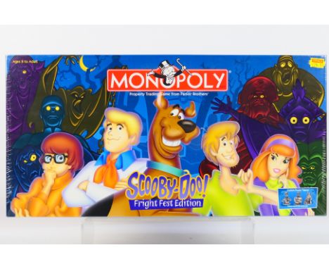 Hasbro - Monopoly - An unopened Scooby Doo Fright Fest Edition Monopoly set year 2000 issue. This set is still factory shrink