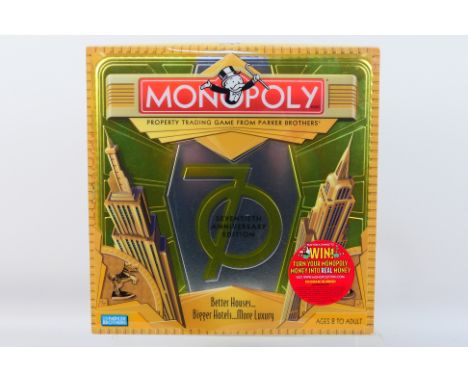 Hasbro - Parker - Monopoly - An unopened 70th Anniversary Edition Monopoly set from 2005 . This set is still factory sealed s