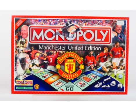 Hasbro - Monopoly - An unopened Manchester United Edition Monopoly set 2003 issue. This set is still factory shrink wrapped s