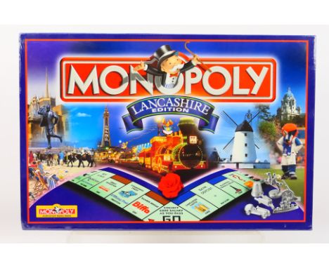 Hasbro - Monopoly - An unopened Lancashire Edition Monopoly set 2000 issue. This set is still factory shrink wrapped so appea