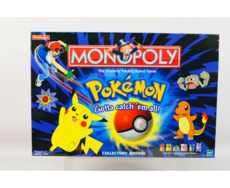 Hasbro - Monopoly - An unopened Pokemon Collector's Edition Monopoly set year 2000 issue. This set is still factory shrink wr