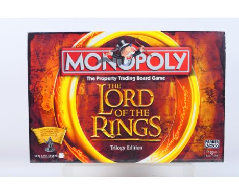 Hasbro - Monopoly - An unopened The Lord Of The Rings Trilogy Edition Monopoly set 2003 issue. This set is still factory shri