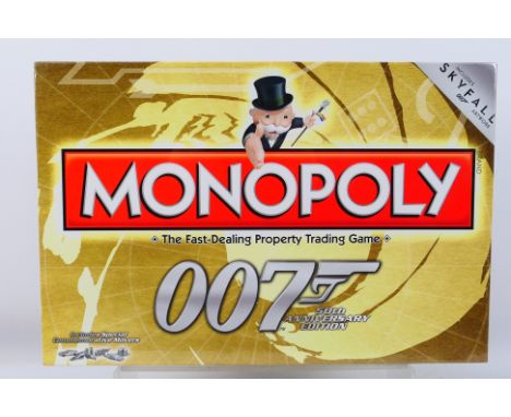 Hasbro - Monopoly - An unopened 007 50th Anniversary Edition Monopoly set 2012 issue. This set is still factory shrink wrappe