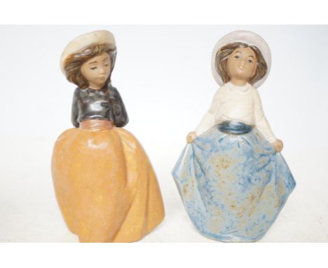 2x Nao bisque figures 