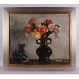 Mendlik, Oskar JA (1871-1963) "Bloemstilleven",