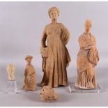 Een lot diverse Grieks Hellenistische keramiek figuren, Griekenland.