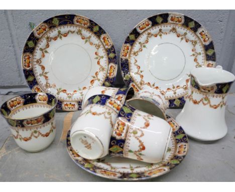 A collection of china, including Anchor, Bridgewood, Duchess all Indian Tree pattern and Edwardian tea ware with sandwich pla