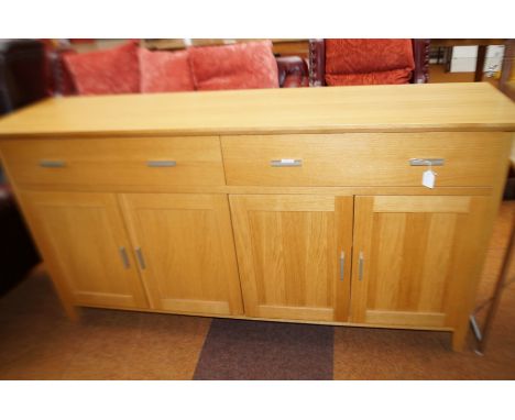 Morris light wood side board 