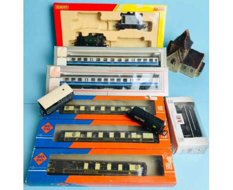Hornby / Lima OO Gauge Coaches 0-4-0 GWR Loco - Refer to picture