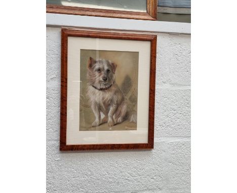 R S Vickers, 'Bonnie', a terrier, pastel, 33 x 24cm.&nbsp;&nbsp; 