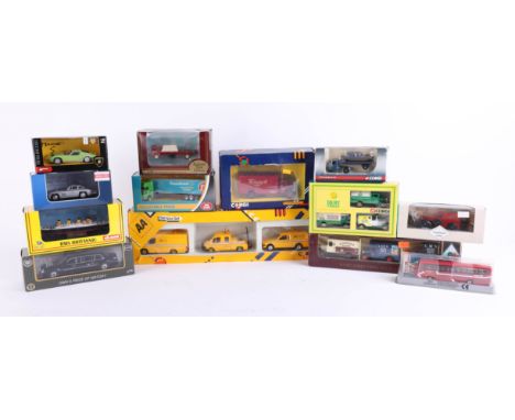 A mixed collection, including Corgi AA Service set, all boxed (13).