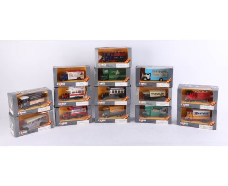 Corgi Classics, various trucks and wagons, all boxed (14).