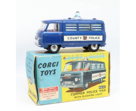 Corgi Toys, Commer Police Van with flashing light, 464 boxed.