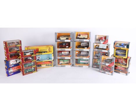 A mixed collection of diecast boxed models to include Corgi Classics, Corgi and Solido, approx 30.
