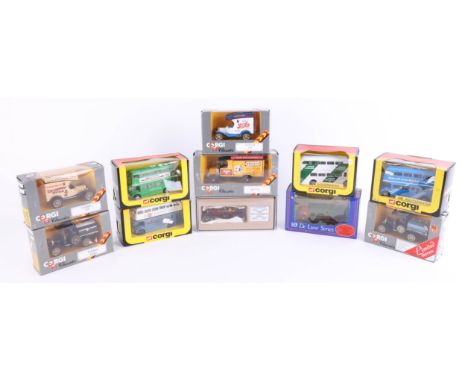Corgi Classic and other Corgi models including Routemaster buses, Ford model T wagons etc., all boxed (11).