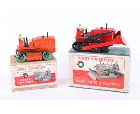 Dinky Toys, two models, Heavy Tractor, 563 boxed, Bulldozer, 561 boxed (2).