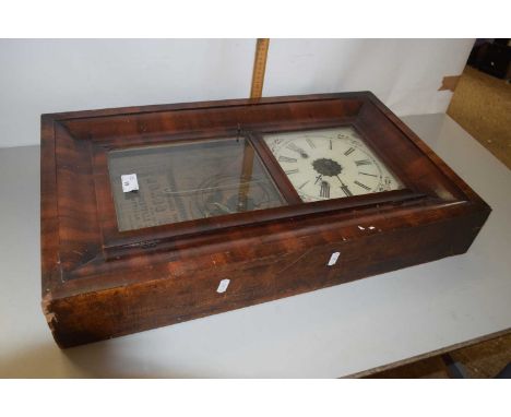 An American wall clock by The Forest Ville Clock Company, Connecticut