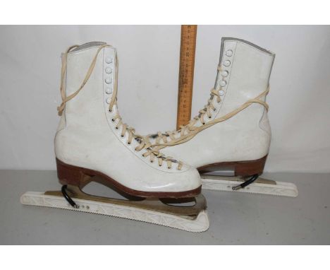 Pair of vintage ice skates