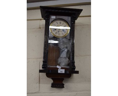 Small early 20th Century Vienna style wall clock