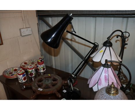 A Herbert & Terry angle poise lamp