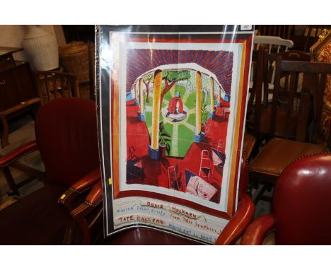 A David Hockney 1986 Tate Gallery Exhibition poster