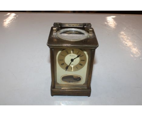 A Rapport 8 day carriage clock 