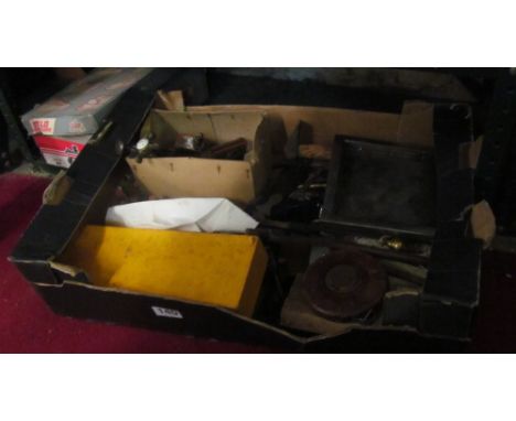 Various vintage tools including spanners