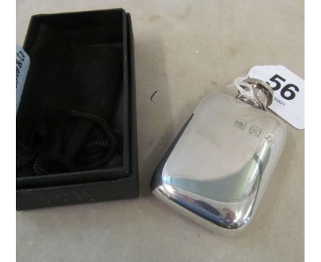 An Edwin Blyde &amp; Co. small pewter hip flask