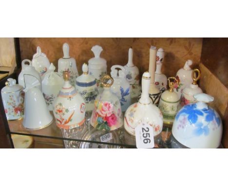 Various Royal Worcester, Royal Albert and other Danbury Mint bells