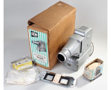 Gnome Alphax Major 2.25 Slide Projector with original box and accessories