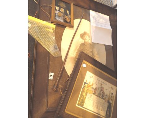 Collection of Australian WWI military related items including medals photograph etc to William Allen joined Australian Army 8