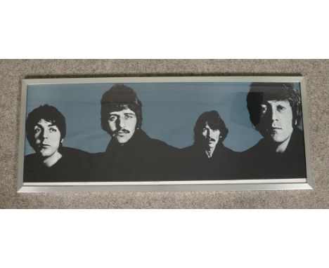 A vintage 1960s Beatles Banner / Poster by Richard Avedon. First Edition Print issued by the Daily Express published in 1960S