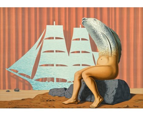 René Magritte (1898-1967), d'après, "Un séduisant navire d'eau de mer", 1968, lithographie en couleurs, signée et numérotée 2