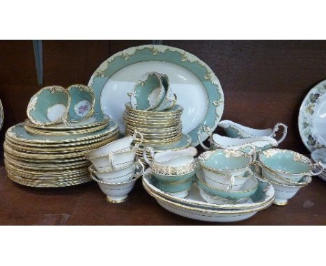 A Paragon Richelieu pattern tea and dinner service, sixty-two pieces in total 